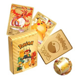Cartas Doradas Pokemon Metalizadas X 55 Coleccion De Lujo