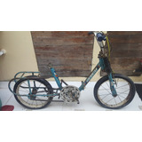 Bicicleta Antiga Caloi Berlineta Aro 14 Dobravel Rara Anos70