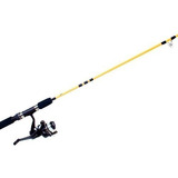 Combo Caña Eagle Claw Spinning Ms7077 Brave
