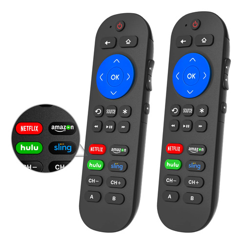 Control Remoto Programado Para Roku 1, 2, 3, 4, Ultra, Expre