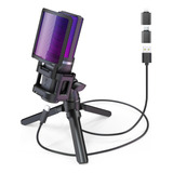 Zealsound Microfono Usb Para Juegos Para Telefono, Pc, Ps5,