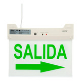 Cartel Con Leyenda De Salida Led 220v Sica 