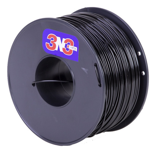 Filamento Tpu 3n3 1.75mm 500gr Color Negro