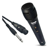 Microfone Para Karaoke Na Tv Dinâmico Cardióide Com Fio