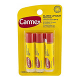 Carmex Bálsamo Labial Spf 15 Barra Pack X 3 Nuñez 