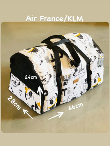 Bolso Transportador Perro/gato Para Aerolínea Air France/klm
