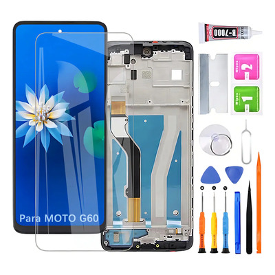 Pantalla Para Moto G60 Xt2135 Display Con Marco Lcd | Envío gratis