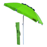 Kaimon Sombrilla 2 Mts Con Deflector De Viento Verde