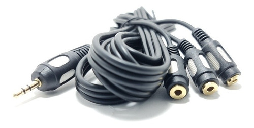 Cable Plug 3.5 Mm A 3 Jack 3.5 Mm Stereo Para Parlantes 5.1