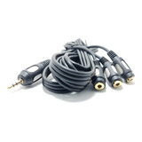 Cable Plug 3.5 Mm A 3 Jack 3.5 Mm Stereo Para Parlantes 5.1