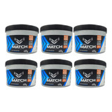 Kit Com 6un Gel Cola Para Cabelo Match For Men 600gr