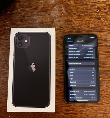 Apple iPhone 11 (64 Gb) - Negro