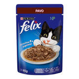 Alimento Gato Sobre Purina Felix Adulto Pavo En Salsa 85g Np