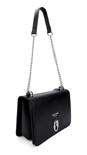 Bolso Negro Crossbody Con Broche Holly Land Bs42 Casual