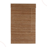 Persiana Romana Bambu Block 80larg X 220alt Natural