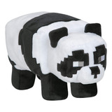 Jinx Minecraft Adventure Panda - Peluche De Peluche, Negro/b