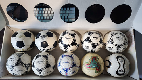 Set Mini Pelotas adidas De Los Mundiales Fifa 1970-2006