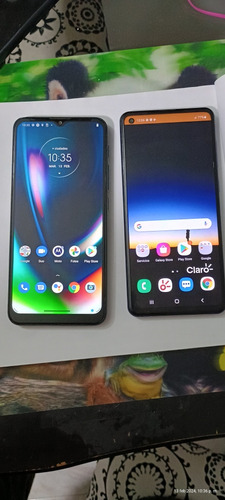 Celular Samsung Galaxy A21s Y Motorola Moto G9 Play