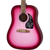 Guitarra Acústica EpiPhone Eastarhppch1 Hot Pink Pearl