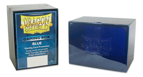 Deck Box Gaming Strong 100+ Dragon Shield Azul Magic Yugioh