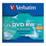 Dvd Verbatim -rw 2x 4.7gb (pack X 30 Unidades) -codigo 16710