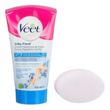 Veet In Shower Crema De Depilación Para Piel Sensible Con Al