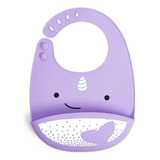 Babero De Silicona Bebe Skip Hop Narwhal Narval 415110