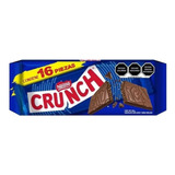 Chocolate Crunch Con Leche Y Arroz Inflado 16 Pzas De 40 Gr