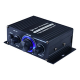 Mini Amplificador Áudio Estéreo Rádio Microfone 400w Ak-170