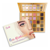 Kit De Paleta De 30 Sombras Para Ojos Au Naturel Rude Cosmetics Mate Y Satinadas