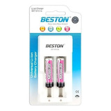 Baterias Beston 700mah Recargables X2 Pack Cargador Pila