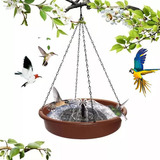 Lavabo Solar Colgante Para Pájaros, Fuente De Baño