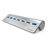 Achoro Hub Usb 3.0 De 7 Puertos - Aleacin De Aluminio Triang