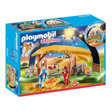 Figuras Para Armar Playmobil Christmas Belén Con Luz 3+ Cantidad De Piezas 41