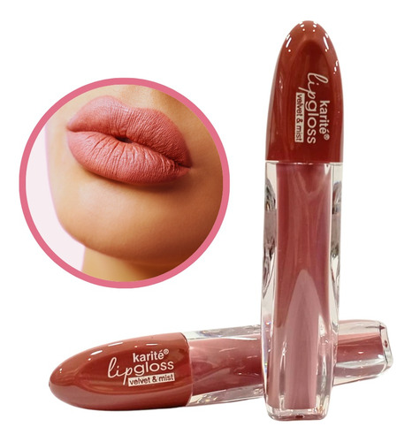 Labial Mate Karité Lipgloss Color Trendy Instransferible