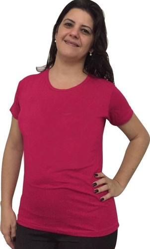  Kit-15 Camisetas Femininas Moda Evangélica Básica Atacado 