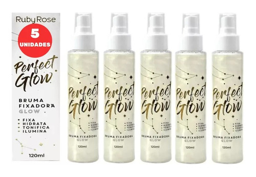 Bruma Fixadora Perfect Glow Kit C/5 Un Atacado Revenda