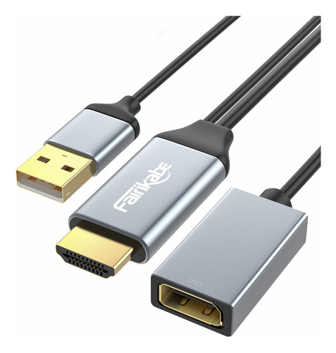 Cable Adaptador Conversor Hdmi A Displayport 4k 60hz | 1.2 M