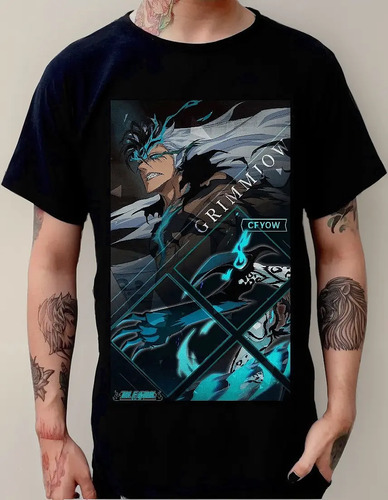 Playera Bleach Grimmjow Jaegerjaquez Espada 6 Anime