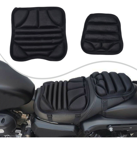 Cojín De Gel Para Asiento De Moto De 2 Piezas