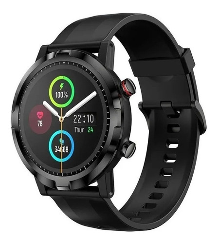 Smartwatch Haylou Rt Ls05s Reloj Inteligente Android Ios Color De La Caja Negro Color De La Malla Negro