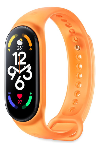 Correa Smart Band 7 Xiaomi Color Naranja Neón