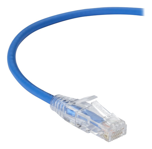 Black Box Network Services 4ft Blue Cat6 Slim 28awg Patch