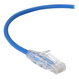 Black Box Network Services 4ft Blue Cat6 Slim 28awg Patch