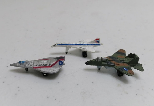 Micromachines Galoob Lote 3 Aviones Concord Micro Machines