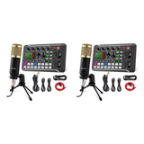 Kit De Tarjetas De Sonido 2x F998, Kit De Micrófono Bm-800,