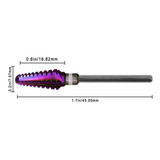 Proberra Tornado With Purple Coating Double Steps Nail Carbi