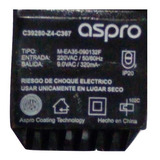 Fuente Aspro Siemens C39280-z4-c367 9v Ac 320ma P/ S6010 Etc