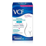 Condones Gel Anticonceptivo Vaginal Vcf, 10 Aplicadores Prec