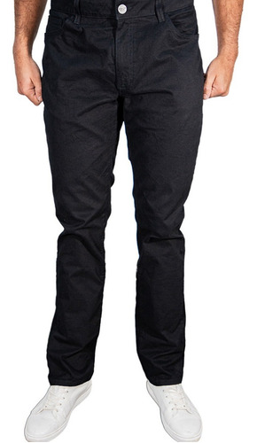 Jeans Mezclilla Stretch Slim Fit Negro Kenneth Cole Hombre